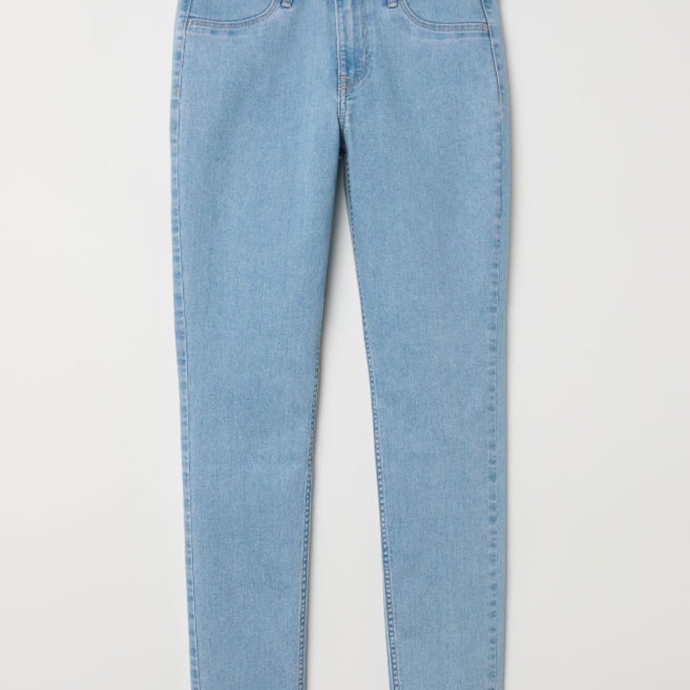 NWOT H&M Skinny Regular Ankle Jean 30 Lt Denim Blu